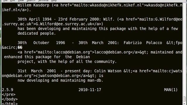 Convert Linux Man Pages to Text file & HTML смотреть онлайн