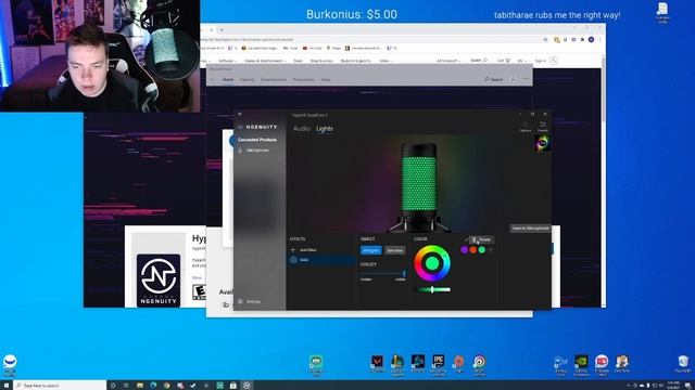How To Customize The LED On The HyperX Quadcast S!