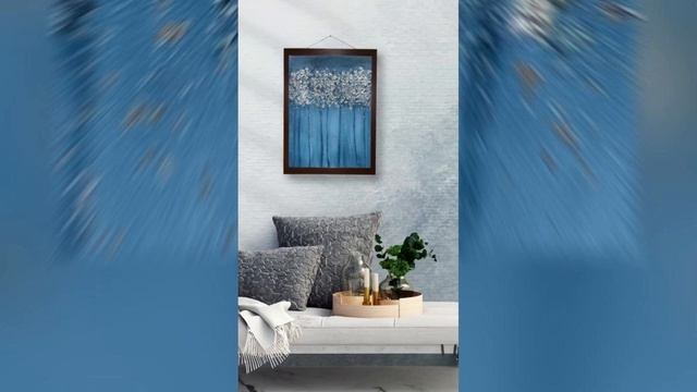 Картина маслом с поталью Серебряные деревья #картинымаслом #купитькартинумаслом_ВК смотреть онлайн