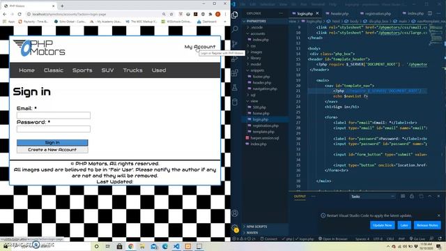 PHPMotors PHP Controller смотреть онлайн