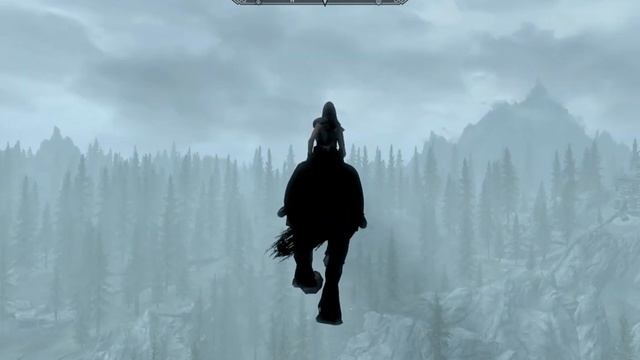Skyrim Special Edition. Пони Тенегрив внезапно почувствовал себя бакланом и улетел в космос. смотреть онлайн
