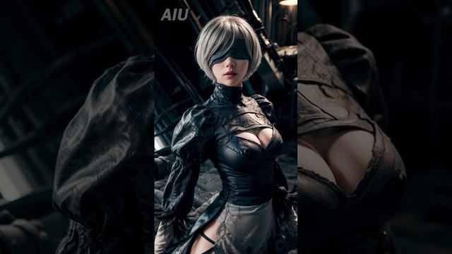 AI LOOKBOOK | Cosplay 2B Blindfold Nier: Automata #2b #nierautomata #nierautomatacosplay #nier