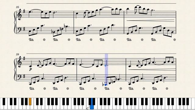Unchained Melody Piano Sheet Music | Piano Tutorial | Musescore смотреть онлайн