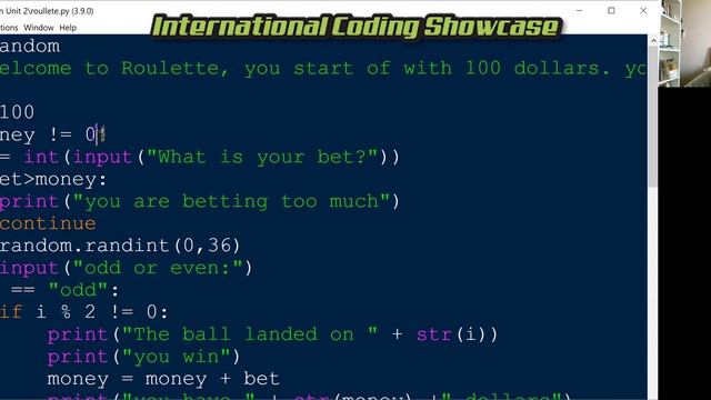 ICS 2020 (Ages 10 to 12 - Python): Dhanvin Mohan Ram, 11, Singapore смотреть онлайн
