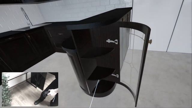 Конфигуратор кухни в виртуальной реальности VR смотреть онлайн