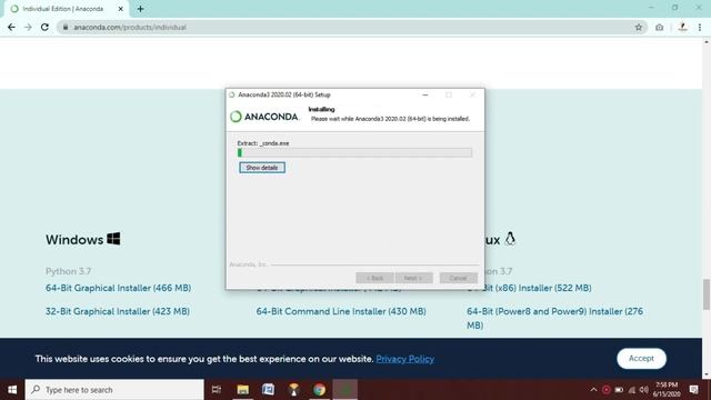 How to install Anaconda ? || Installing Jupyter notebook || Setting python 3 смотреть онлайн
