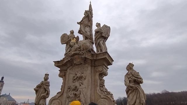 Панорама города Кутная гора. Чехия. смотреть онлайн