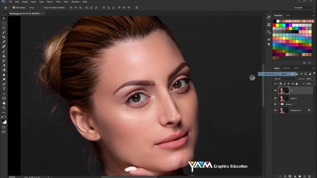 High End Skin Retouching in Photoshop смотреть онлайн