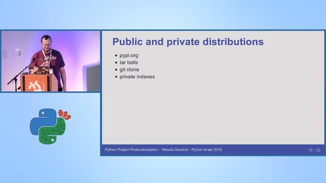 Python Project Productionization - Yehuda Deutsch - PyCon Israel 2019 смотреть онлайн