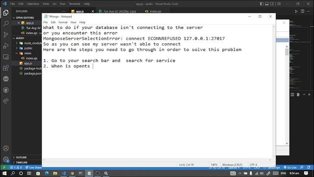 How to sart mongodb server (MongoNetworkError: connect ECONNREFUSED 127.0.0.1:27017) смотреть онлайн