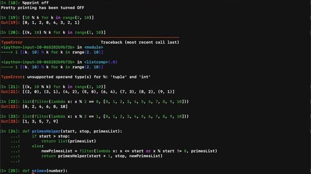Searching for Primes Numbers and Copying Lists in Python and in Wolfram Mathematica.... смотреть онлайн