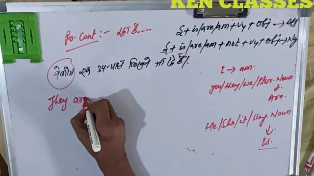 TENSE | PRESENT CONTINUOUS TENSE IN HINDI WITH TRICKS PART-1 смотреть онлайн