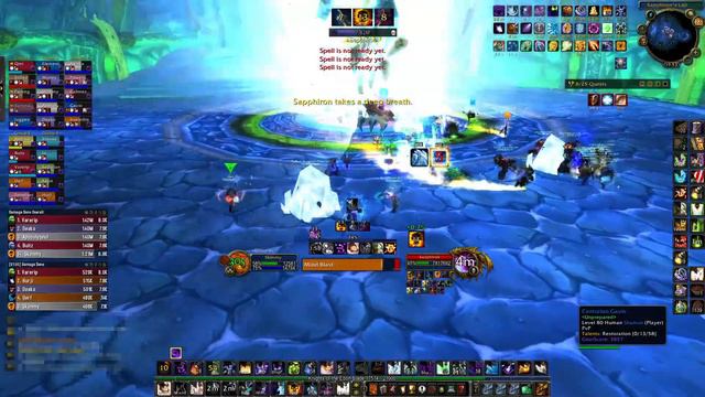 Shadow Priest vs Sapphiron 25M | Wrath of the Lich King Classic смотреть онлайн