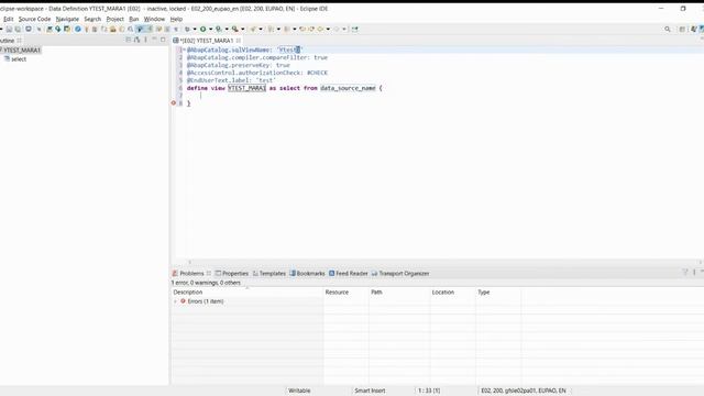 How to create CDS view in Eclipse смотреть онлайн