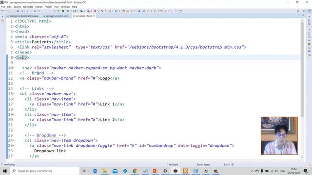 Part 10- Vision Conf Dev Web JEE - Spring MVC-Thymeleaf Layout