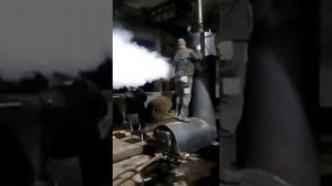 Парогенератор на дровах. 200кг пара в час.