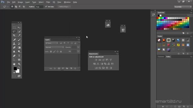 Уроки Фотошопа для начинающих бесплатно с нуля Как работать в Фотошопе #4 смотреть онлайн