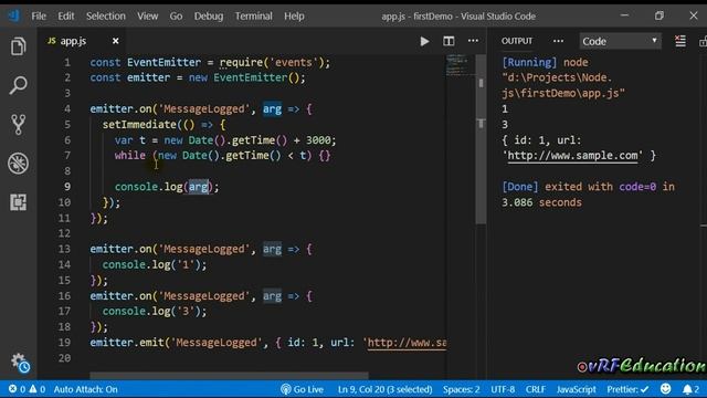 آموزش Node.js - بررسی ماژول Events بخش دوم смотреть онлайн