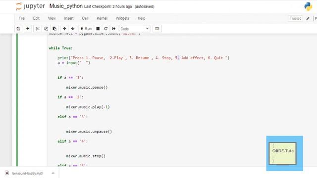 Python Music and Sound effects| python Mixer | pygame смотреть онлайн