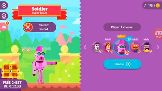 BowMasters #2 / у меня все персонажи ?! ( как так-то ? ) . смотреть онлайн