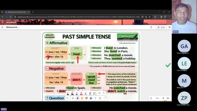 Teacher Jose´s Class on Simple Past Tense смотреть онлайн