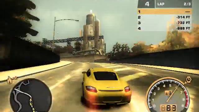 NFS Most Wanted - PORSCHE CAYMAN S - Blacklist 09 - EARL - Circuit - Boundary