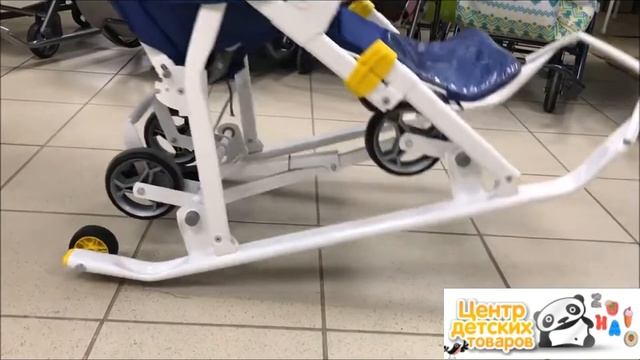 Обзор санки-коляски DISNEY BABY 2 в Центре Детских Товаров ZUIHAO. смотреть онлайн