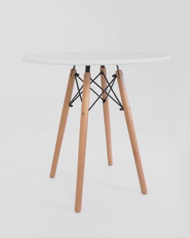 Стол DSW D70. Лаконичный обеденный стол для маленькой кухни смотреть онлайн