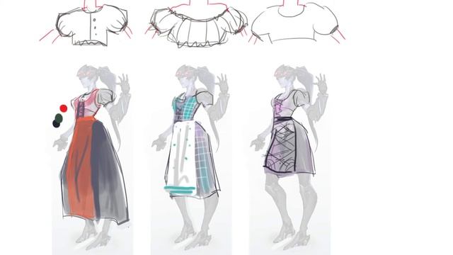 Drawing Overwatch MERCY in a Dirndl смотреть онлайн