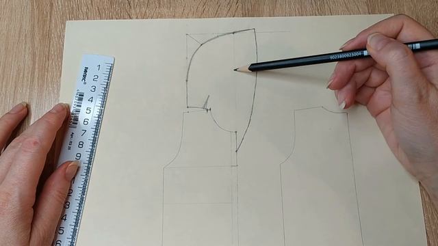 ПРОСТОЕ ПОСТРОЕНИЕ КАПЮШОНА С ОТВОРОТОМ. смотреть онлайн