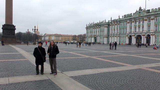 Панорама Дворцовой площади в Санкт-Петербурге. 30 октября 2021. Видео - Александр Травин арТзаЛ смотреть онлайн
