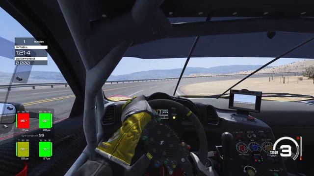 Assetto Corsa - Ferrari 458 GT2 - Black Cat County Short 2:32.500 PB - Hotlap - Open Setup смотреть онлайн