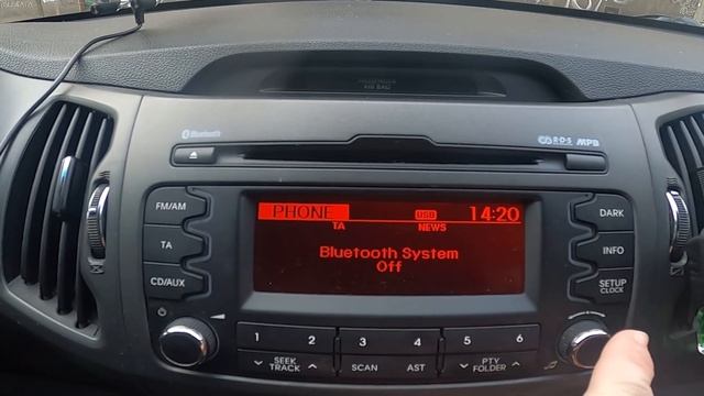 How to Enable or Disable Bluetooth in Car Radio in Kia Sportage III ( 2010 – 2016 ) смотреть онлайн