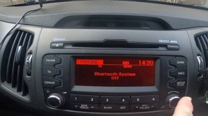 How to Enable or Disable Bluetooth in Car Radio in Kia Sportage III ( 2010 – 2016 )