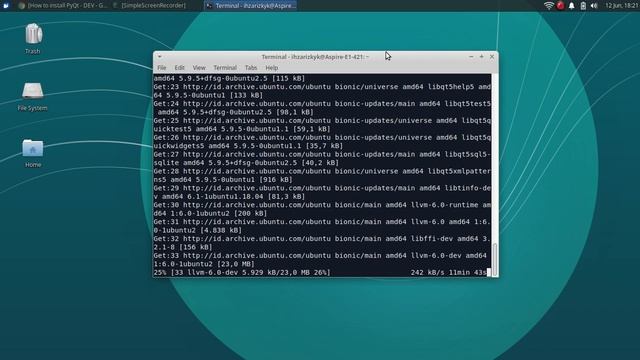 Install Qt Designer Linux (Distribusi Ubuntu) смотреть онлайн