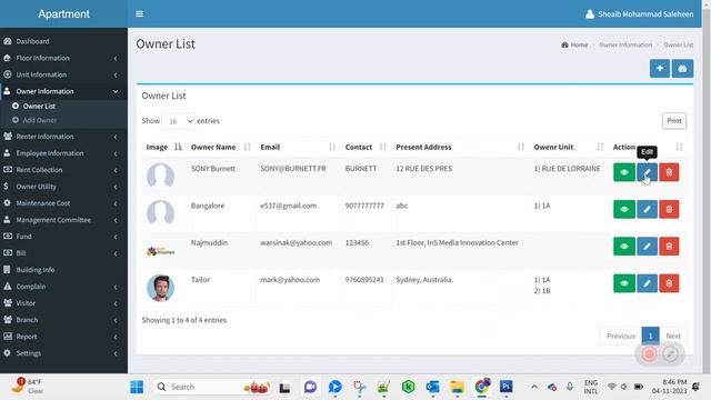 Apartment Management PHP Script смотреть онлайн
