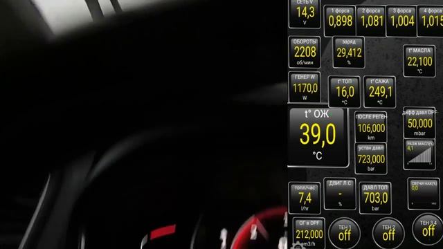 Показания температуры ОЖ на приборке и по Torque Pro 1.5 dCi Renault Scenic IV и Эспас 5, Каджар. смотреть онлайн