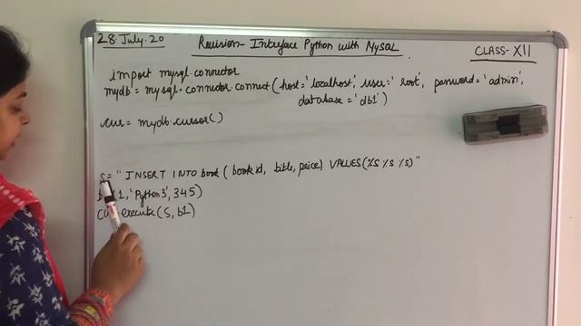 Class-XII (Revision- Python interface with MySQL) смотреть онлайн