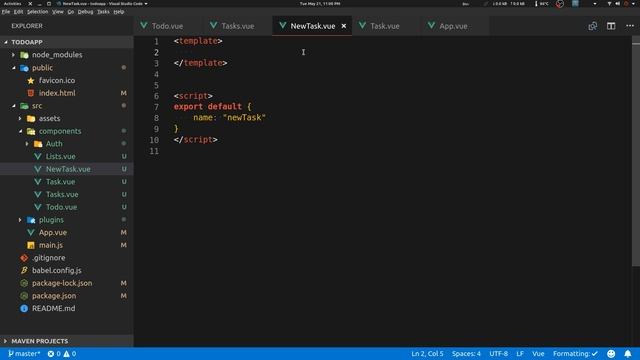 03 | Vue Todo: More UI (tasks) | смотреть онлайн