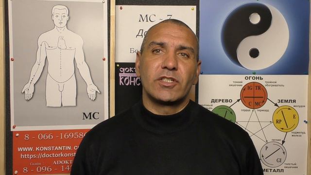 Помощь точками при Приливах Крови к Почкам. смотреть онлайн