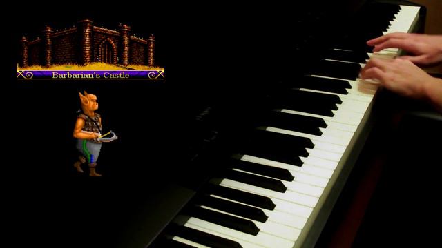 Piano cover - Heroes of might and magic Barbarian Castle смотреть онлайн