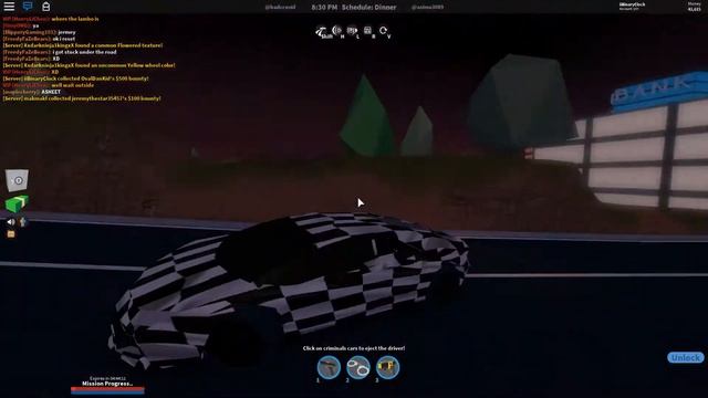 ROBLOX - Jailbreak | Checkered Car Skin смотреть онлайн