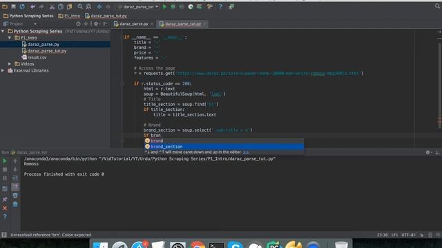 E-commerce Product Data Extraction with Python (Urdu/Hindi) смотреть онлайн