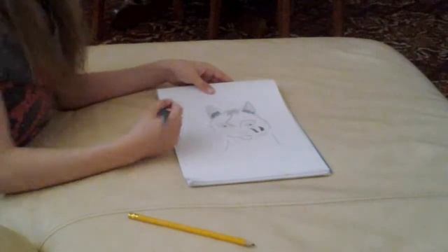 Как нарисовать кошечку смотреть онлайн