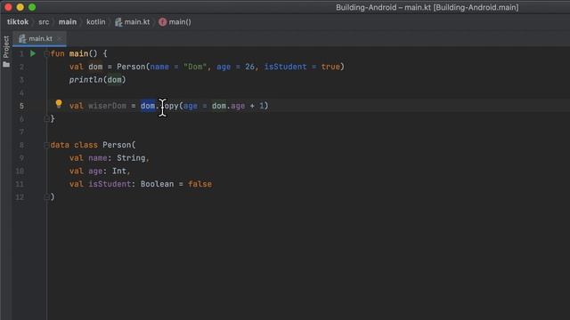Kotlin Tutorial: copy() смотреть онлайн