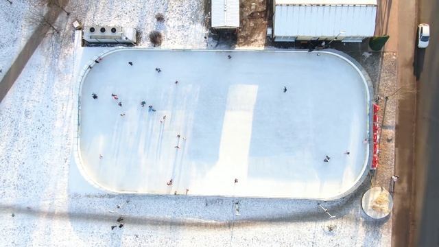 Каток *Северное сияние* ПКиО Бабушкинский .Сквер по олонецкому проезду. смотреть онлайн