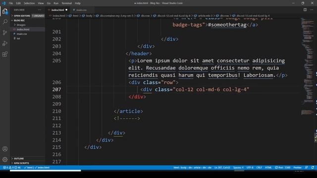 Bootstrap Blog | How to create a Responsive Blog using HTML 5 , CSS3 & Bootstrap 4 | Build a Blog смотреть онлайн
