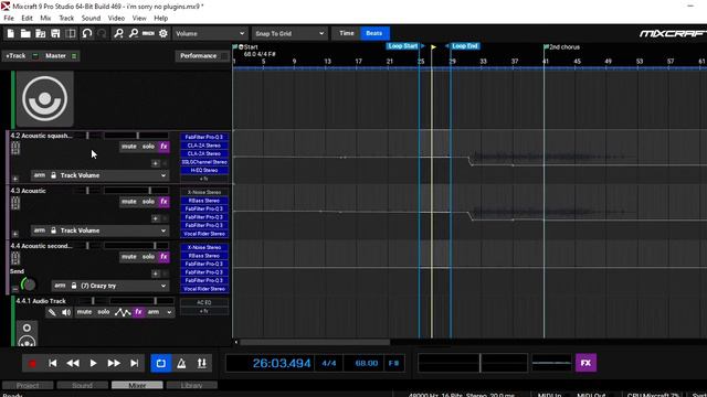 Acoustic Guitar Mixing Tutorial With Waves - Mixcraft