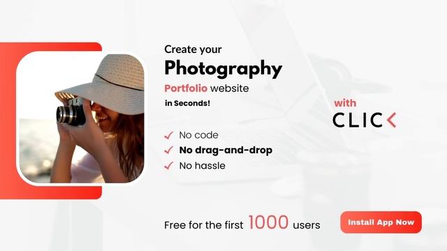 Create your Photography Portfolio Website in Seconds | Click смотреть онлайн