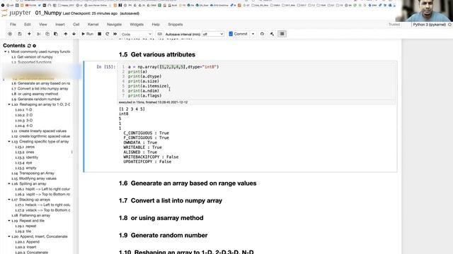 Numpy Tutorial Part-1 | PyCSR | Learn Python Online with Pankaj Soni смотреть онлайн